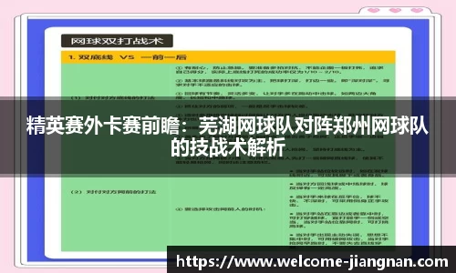 精英赛外卡赛前瞻：芜湖网球队对阵郑州网球队的技战术解析